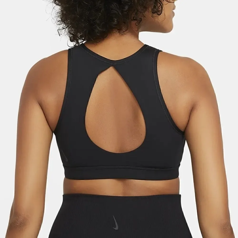 NWT Nike Yoga Dri-Fit Swoosh Sports Bra